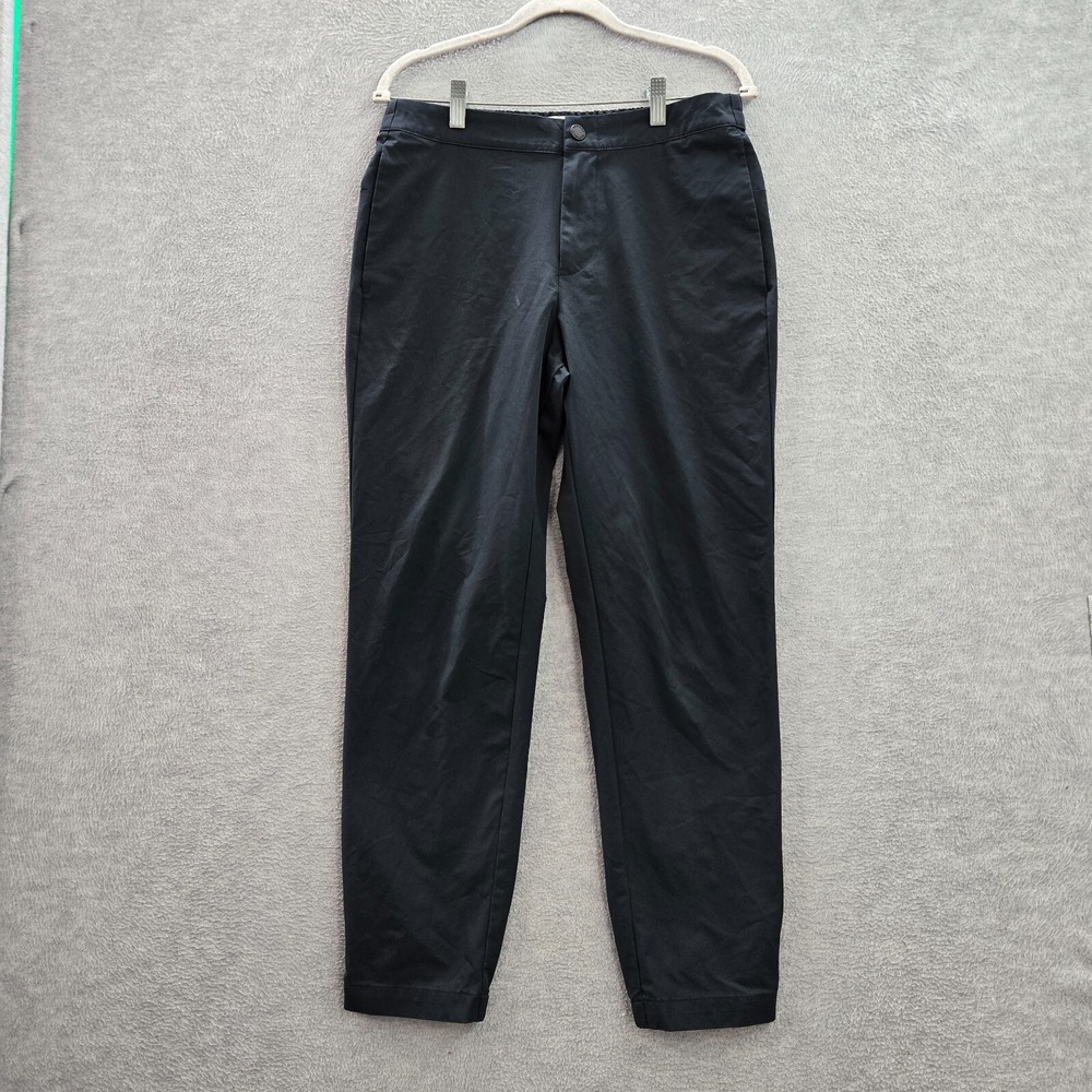 Banana Republic Men Pants 32 Black Chino Straight Leg 28" Inseam